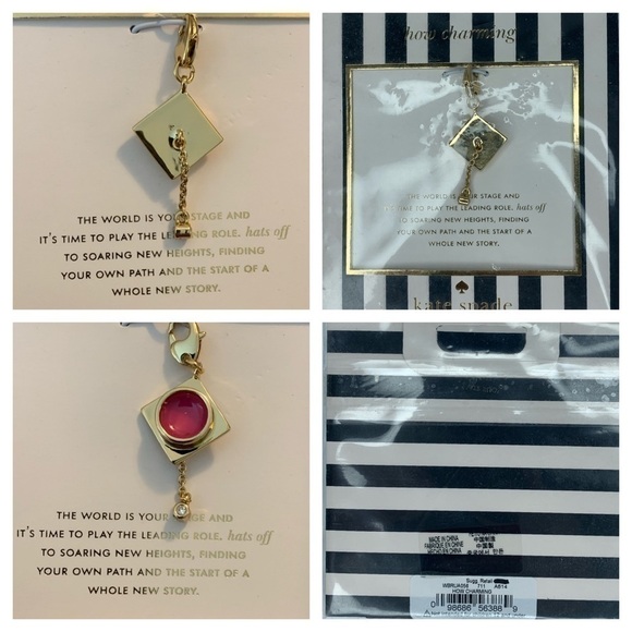 Kate Spade Graduation Charm Bracelet (Charm ONLY) - Picture 3 of 3